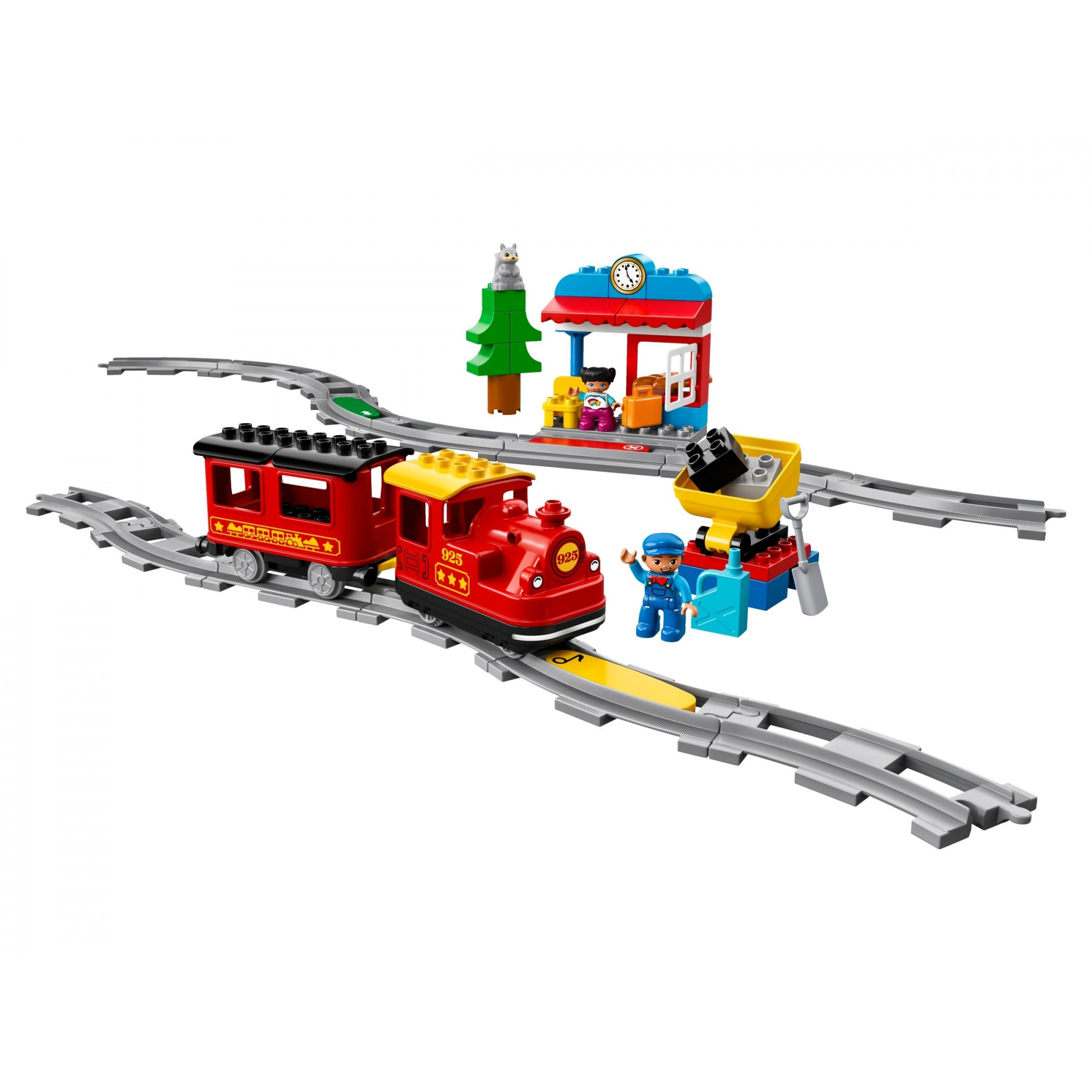 LEGO DUPLO Town Поезд на паровой тяге (10874) - зображення 1