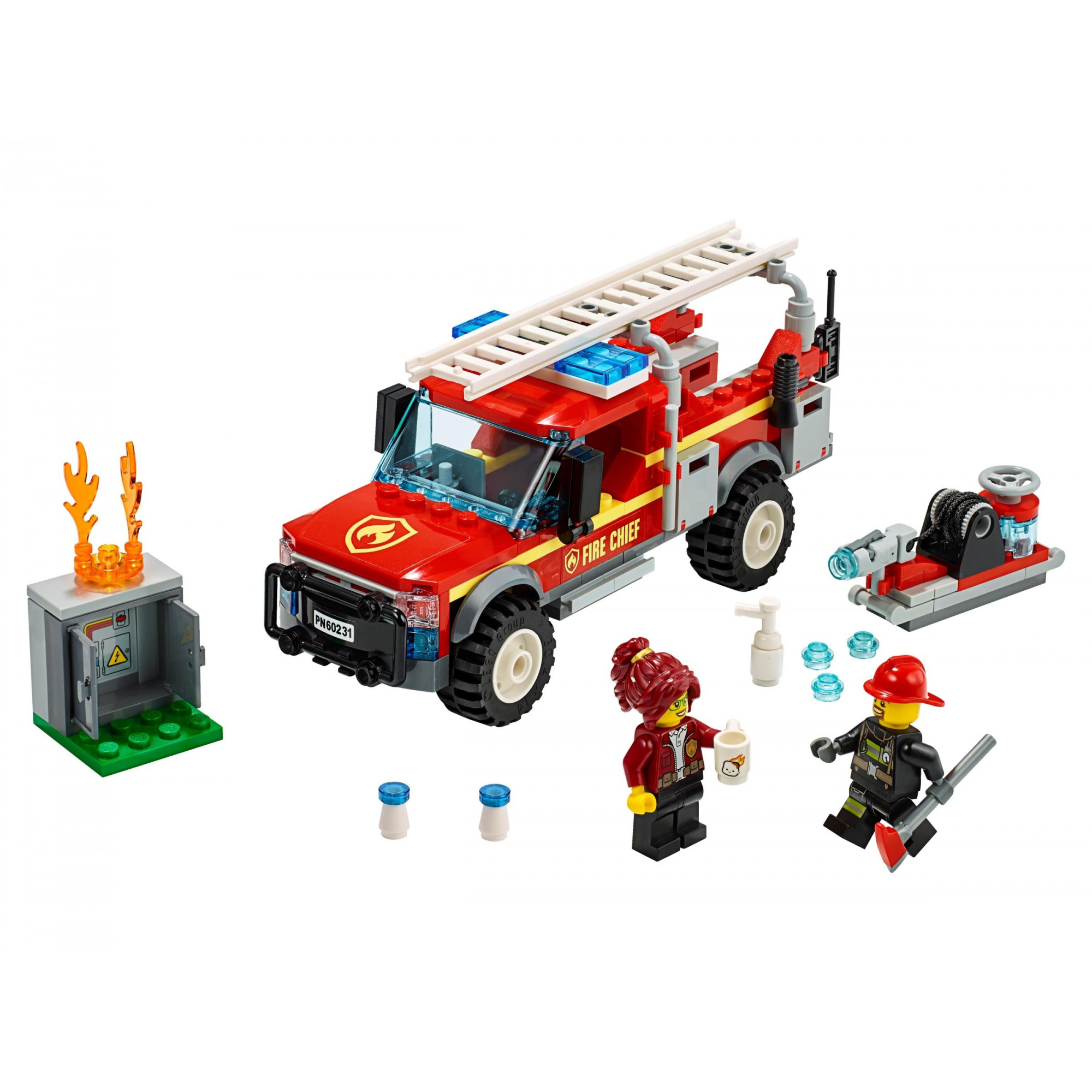 LEGO City Грузовик начальника пожарной части (60231) - зображення 1