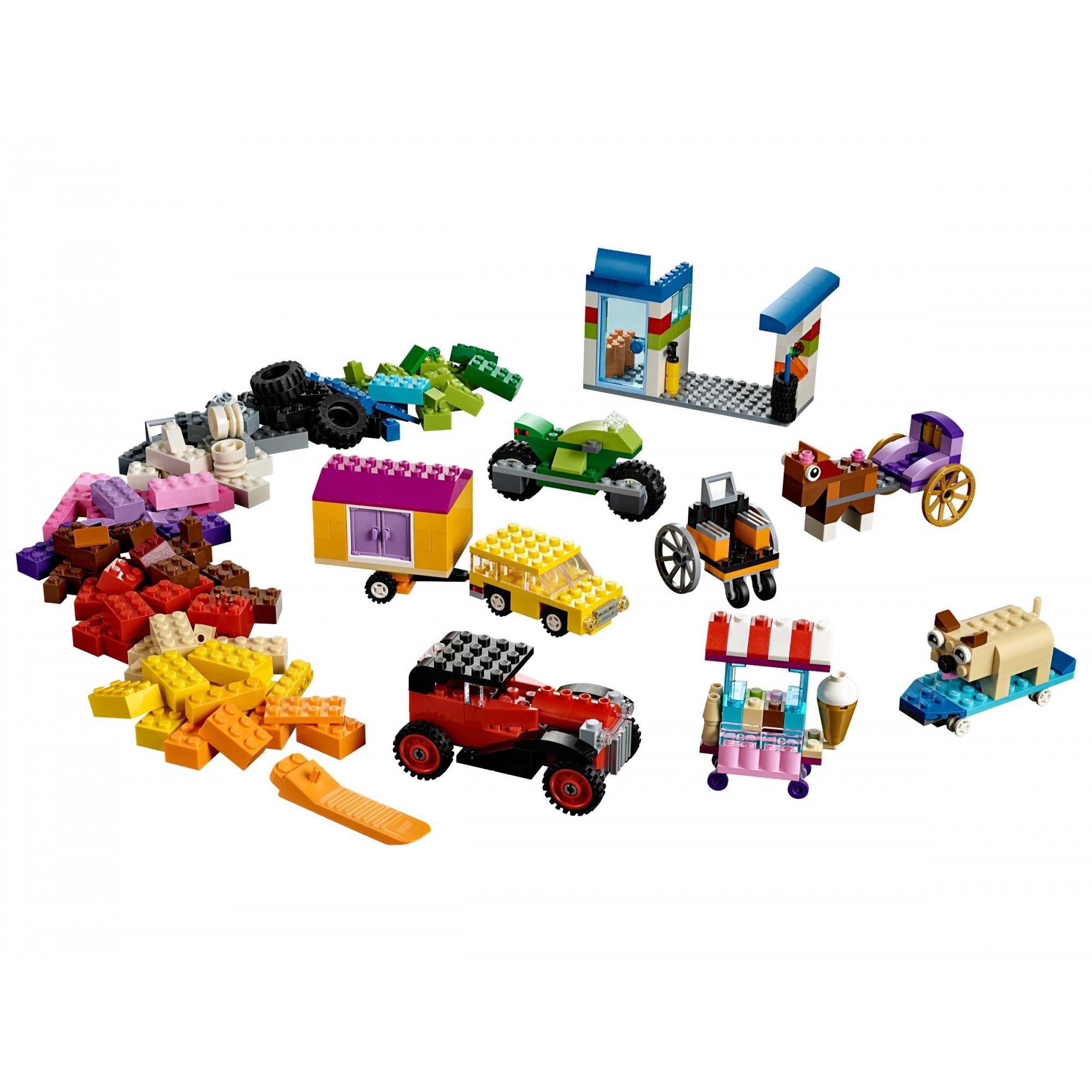 LEGO Classic Кубики и колеса (10715) - зображення 1