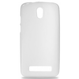 Drobak Elastic PU HTC Desire 500 (White) (218864)