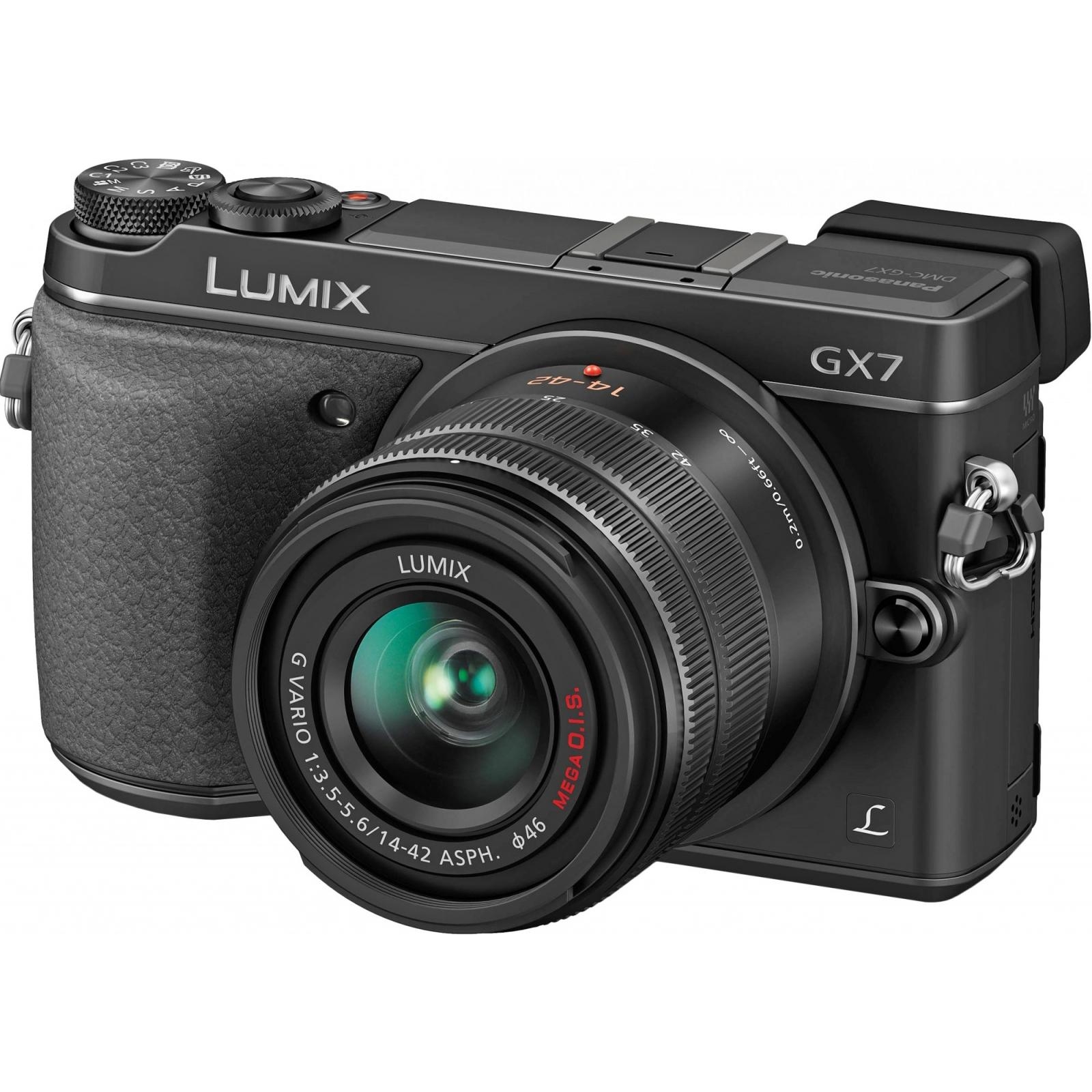 Panasonic Lumix DMC-GX7 kit (14-42mm) Black - зображення 1