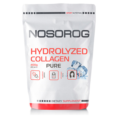 Nosorog Hydrolized Collagen 400 g /80 servings/ Natural - зображення 1
