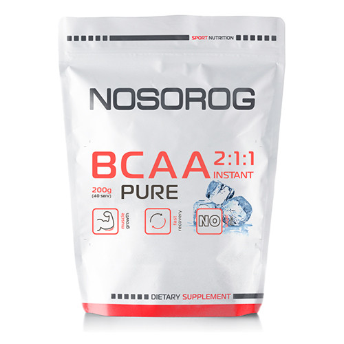 Nosorog BCAA 2:1:1 200 g /40 servings/ Unflavored - зображення 1