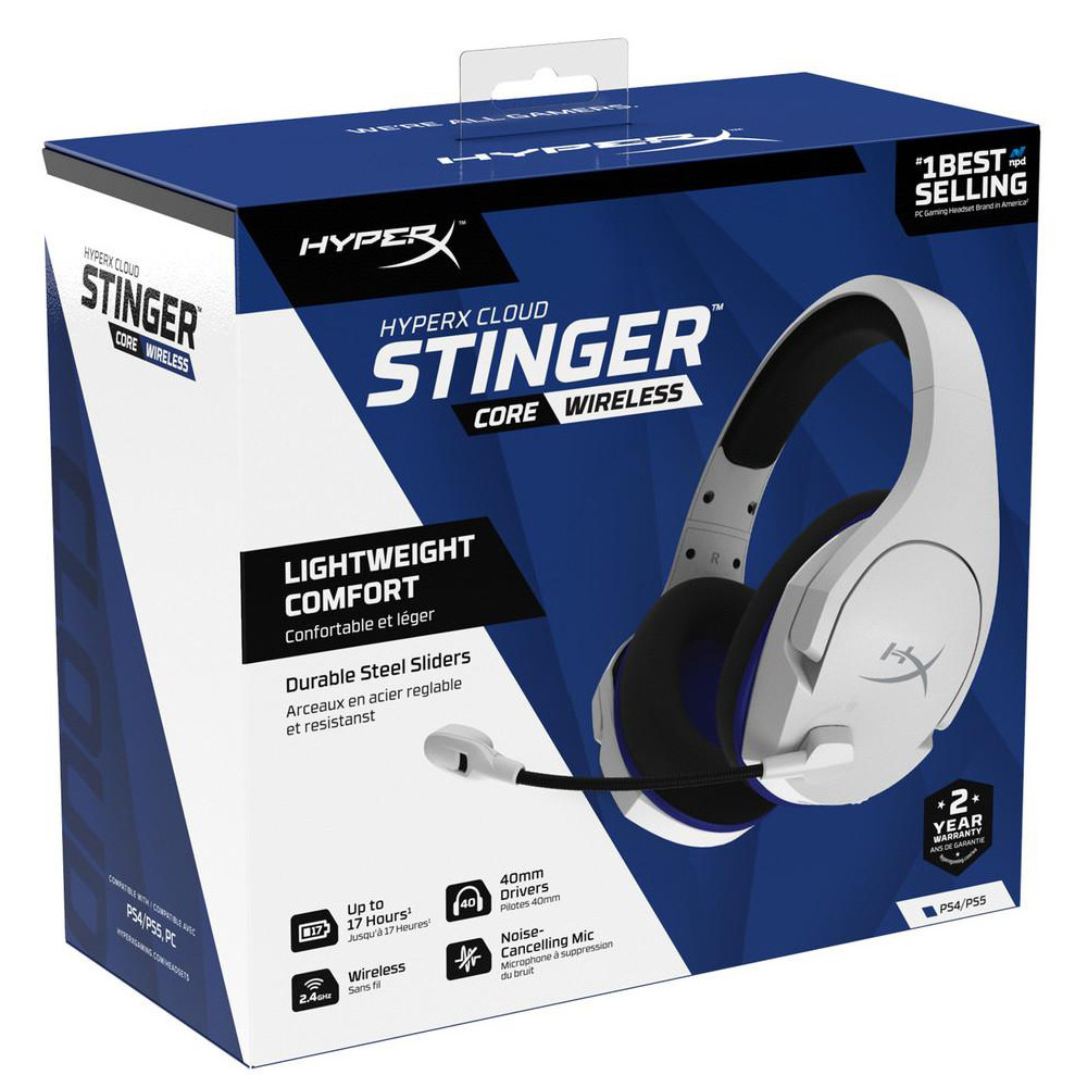 HyperX Cloud Stinger Core Wireless PS4 HHSS1C KB WT