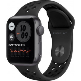 Apple Watch Nike SE GPS 40mm Space Gray Aluminum Case w. Anthracite/Black Nike Sport B. (MYYF2)