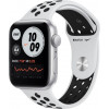 Apple Watch Nike SE GPS 44mm Silver Aluminum Case w. Pure Platinum/Black Nike Sport B. (MYYH2) - зображення 1