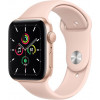 Apple Watch SE GPS 44mm Gold Aluminum Case w. Pink Sand Sport B. (MYDR2) - зображення 1