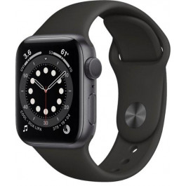 Apple Watch Series 6 GPS 40mm Space Gray Aluminum Case w. Black Sport B. (MG133)