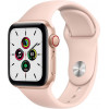 Apple Watch SE GPS + Cellular 40mm Gold Aluminum Case with Pink Sand Sport B. (MYEA2) - зображення 1