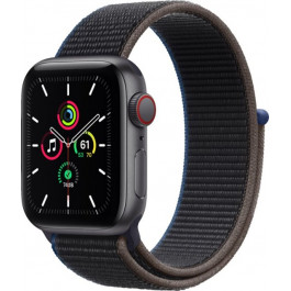   Apple Watch SE GPS + Cellular 40mm Space Gray Aluminum Case with Charcoal Sport L. (MYEE2/MYEL2)