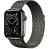 Apple Watch Series 6 GPS + Cellular 40mm Graphite S. Steel Case w. Graphite Milanese L. (MG2U3+M06Y3) - зображення 1
