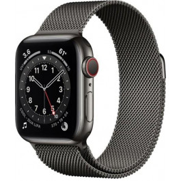 Apple Watch Series 6 GPS + Cellular 40mm Graphite S. Steel Case w. Graphite Milanese L. (MG2U3+M06Y3)