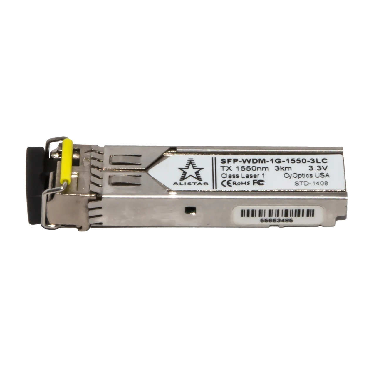 ALISTAR SFP 1000Base-BX 1SM WDM LC 3km TX1550/RX1310nm - зображення 1