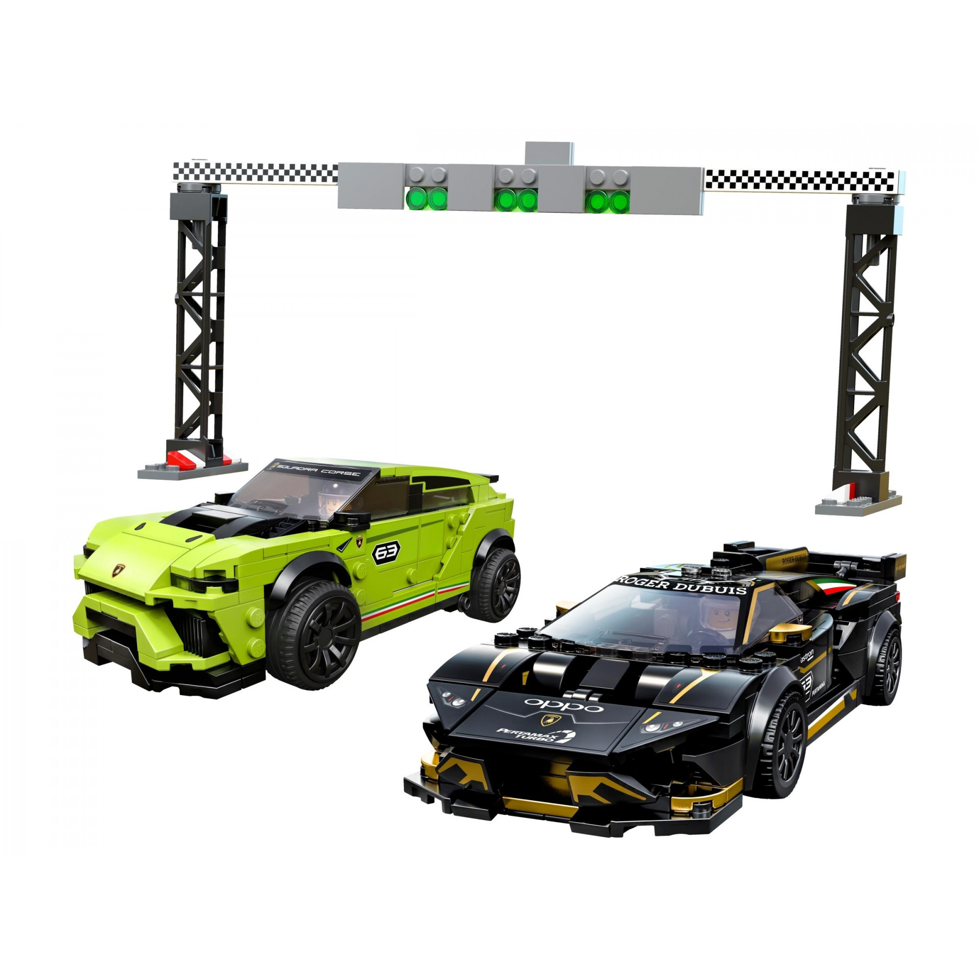 LEGO Speed Champions Lamborghini Urus ST-X & Lamborghini Huracn Super Trofeo EVO (76899) - зображення 1