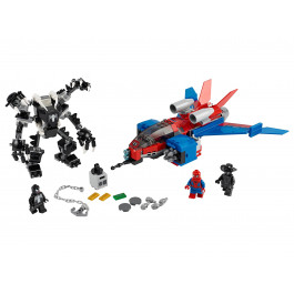 LEGO Super Heroes Marvel Comics Реактивный самолёт Человека-Паука против Робота Венома (76150)