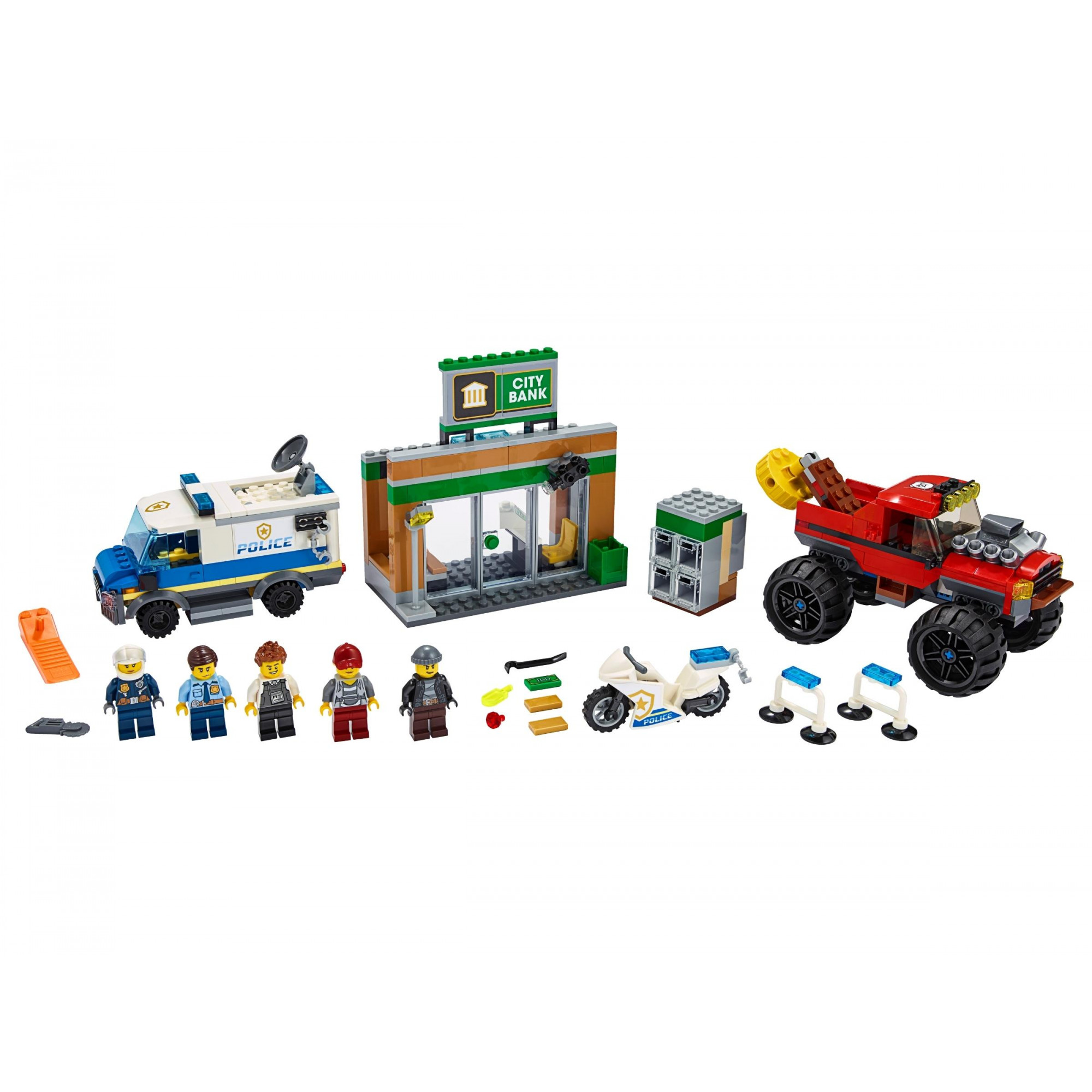 LEGO City Ограбление с полицейским монстр-траком (60245) - зображення 1