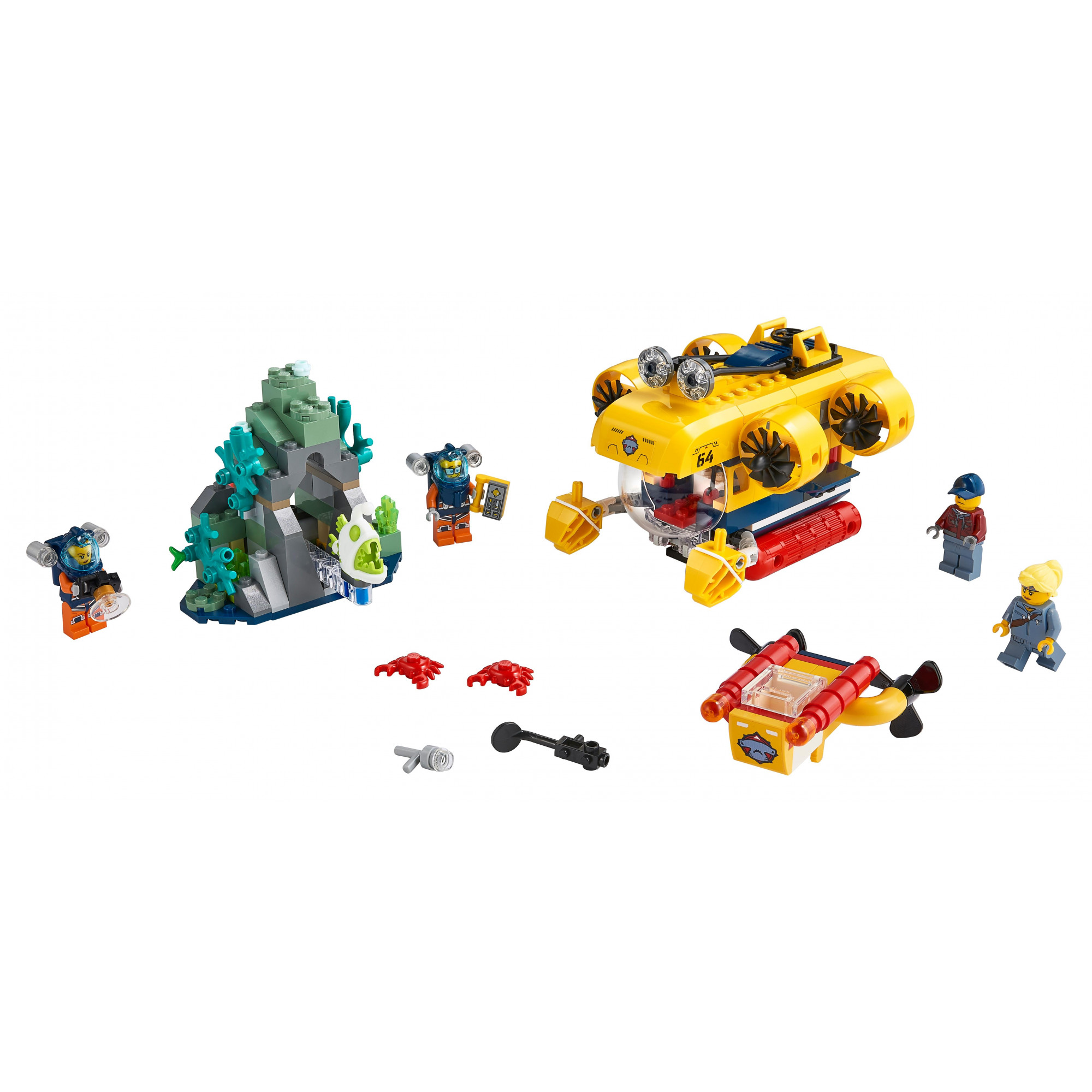 LEGO City Океан: исследовательская подводная лодка 286 деталей (60264) - зображення 1