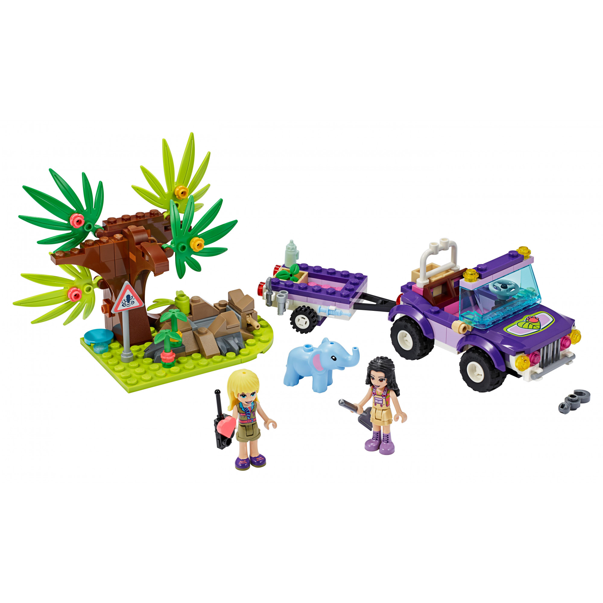 LEGO Friends Джунгли: спасение слонёнка 203 детали (41421) - зображення 1