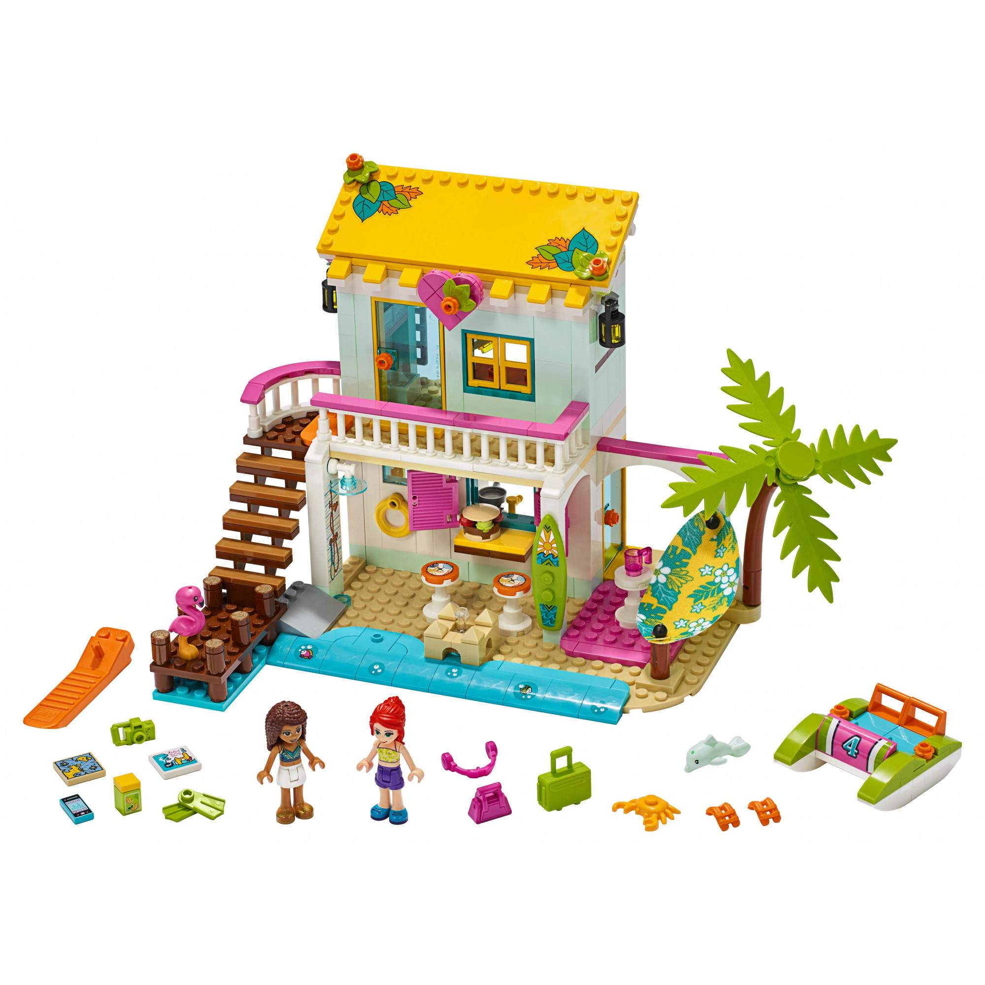 LEGO Friends Пляжный домик 444 детали (41428) - зображення 1
