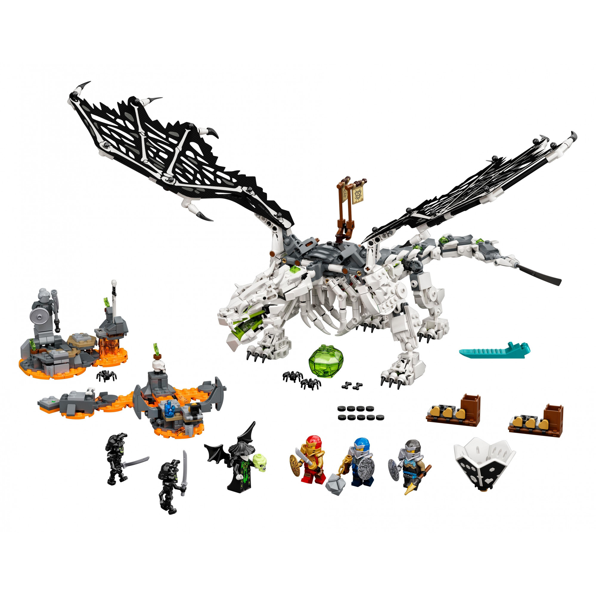 LEGO Ninjago Дракон чародея-скелета 1016 деталей (71721) - зображення 1