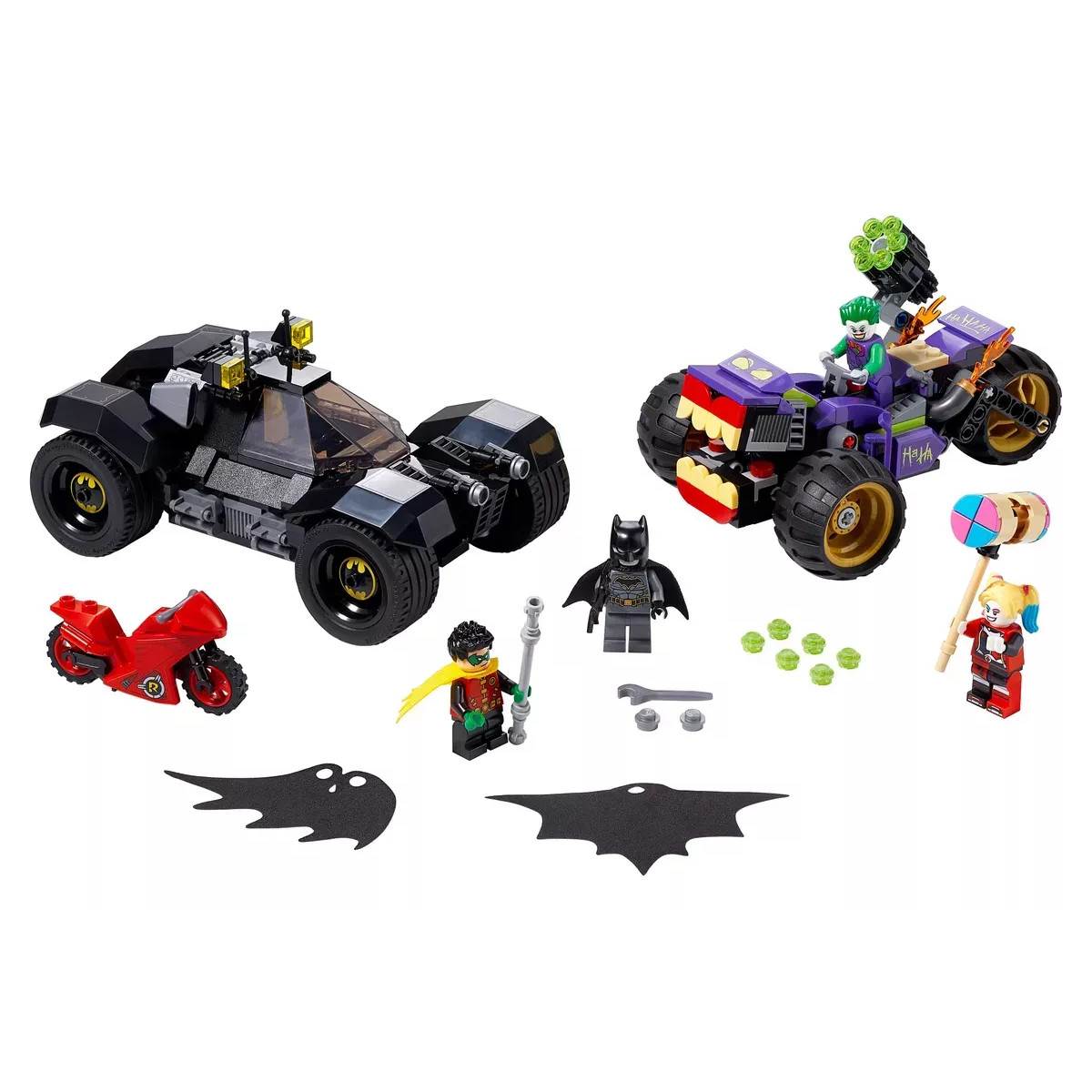 LEGO Super Heroes Побег Джокера на трицикле 440 деталей (76159) - зображення 1