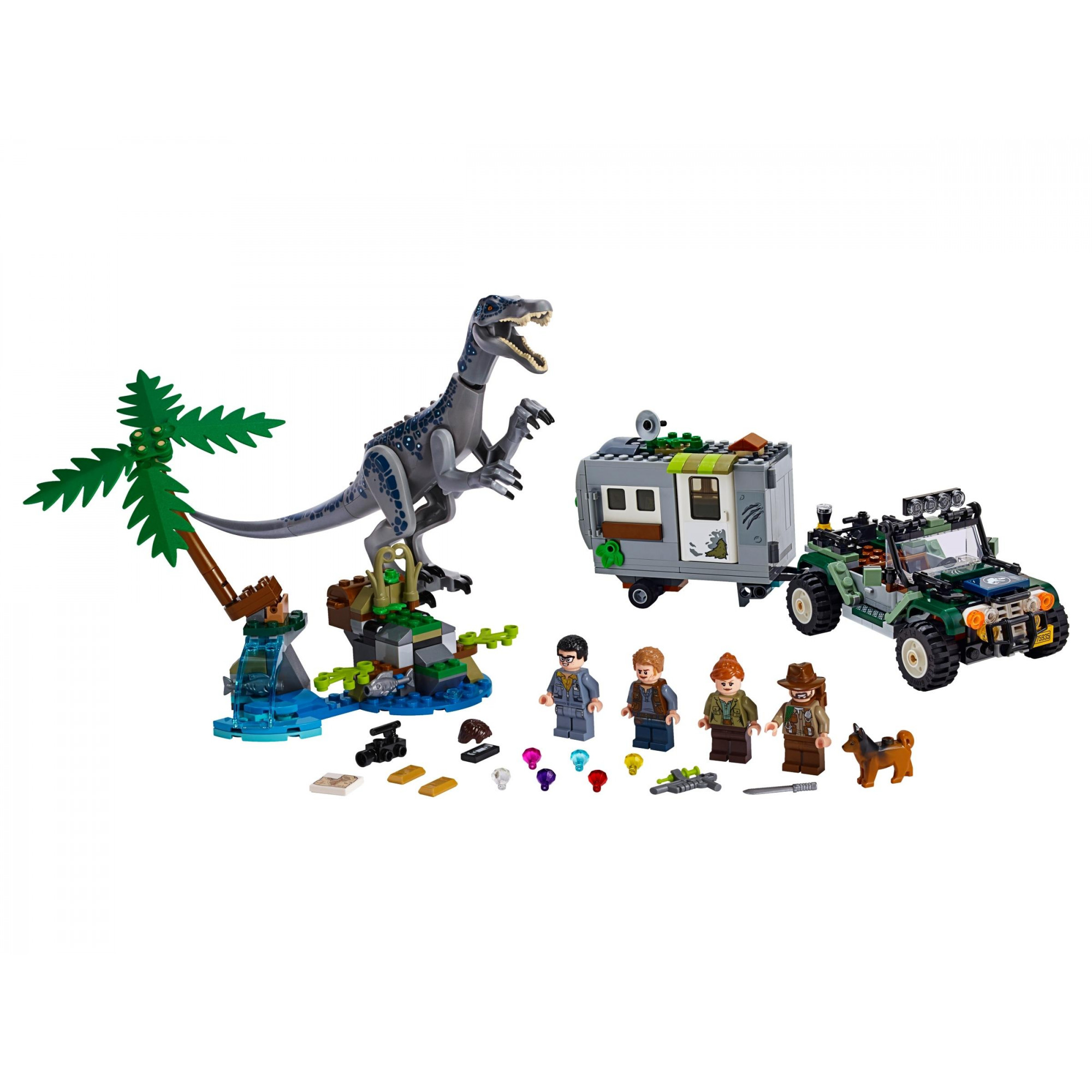 LEGO Jurassic World Поединок с бариониксом Поиск сокровищ (75935) - зображення 1