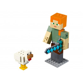 LEGO Minecraft Алекс с цыпленком (21149)