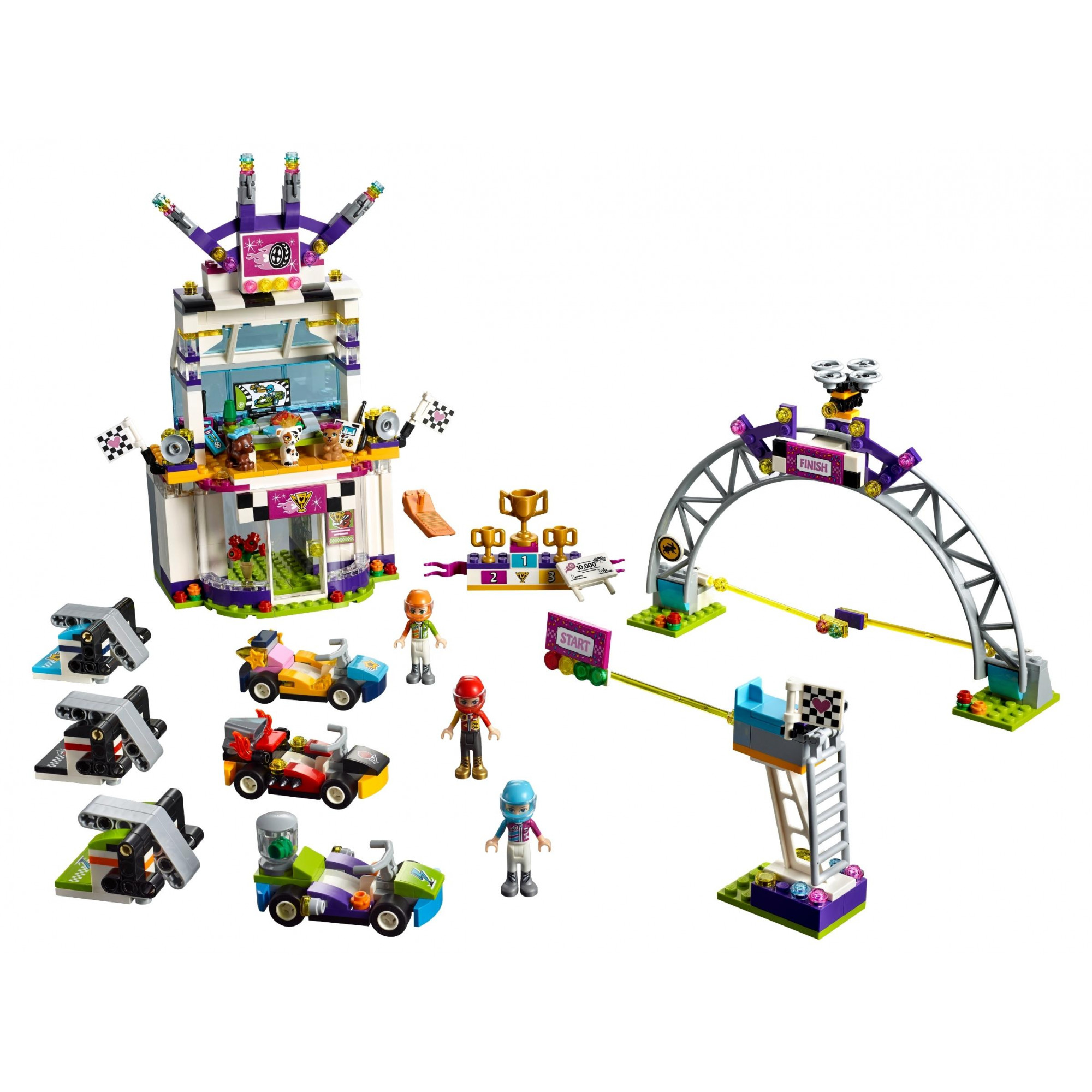 LEGO Friends Большая гонка 648 деталей (41352) - зображення 1
