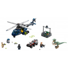 LEGO Jurassic World Погоня за Блю на вертолёте (75928)