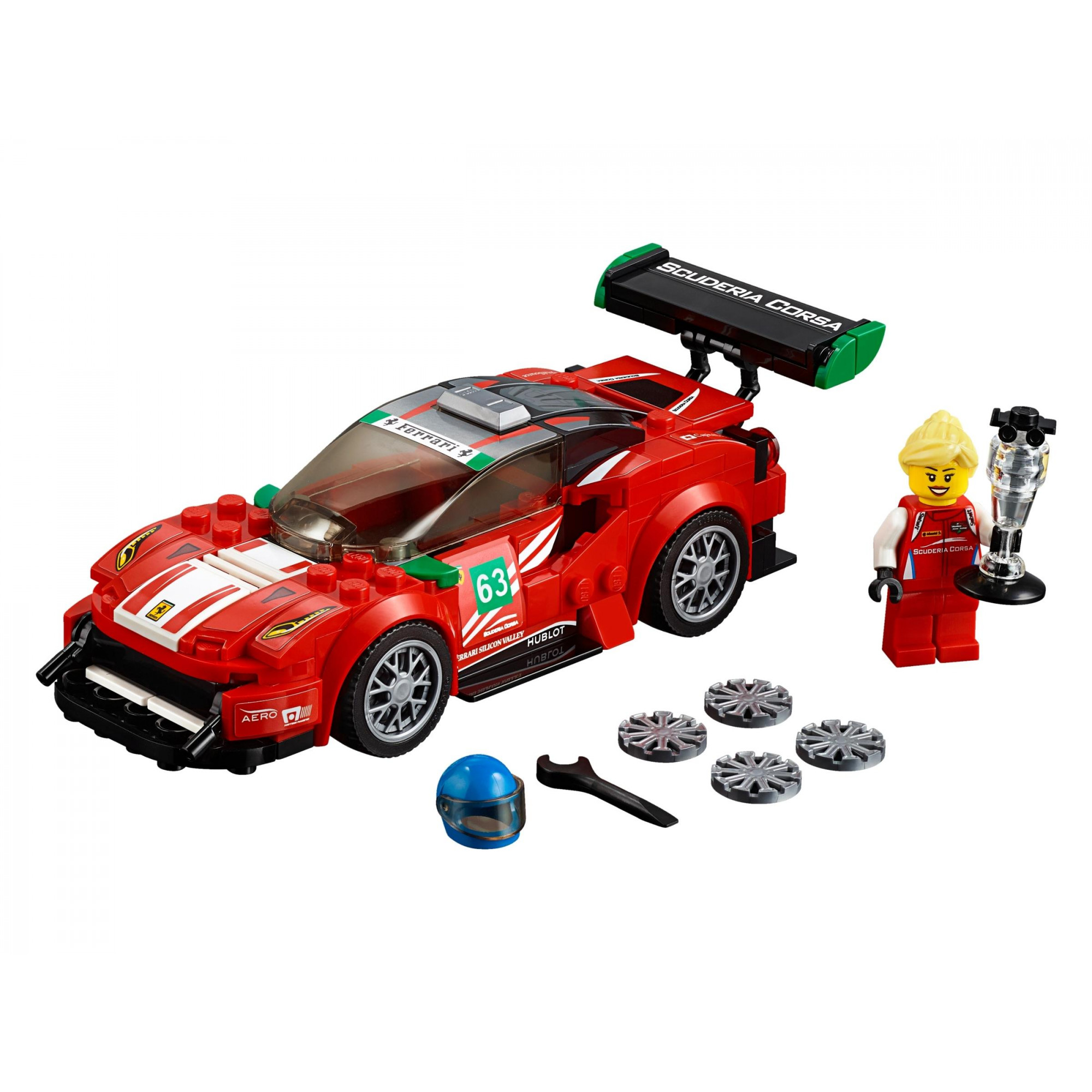 LEGO Speed Champions Ferrari 488 GT3 Scuderia Corsa (75886) - зображення 1