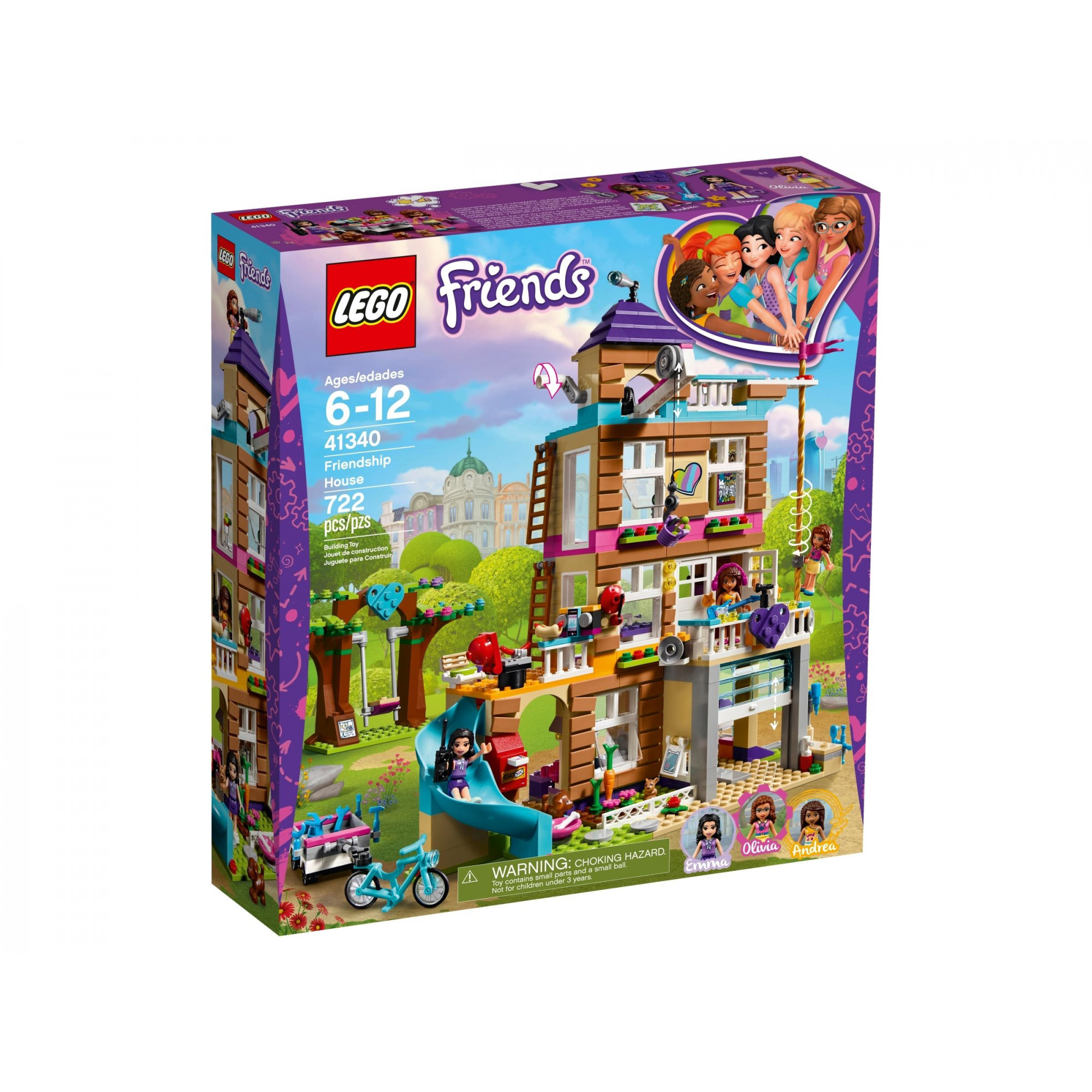 LEGO Friends Дом дружбы (41340) купить в интернет-магазине: цены на блочный  конструктор Friends Дом дружбы (41340) - отзывы и обзоры, фото и  характеристики. Сравнить предложения в Украине: Киев, Харьков, Одесса,  Днепр на