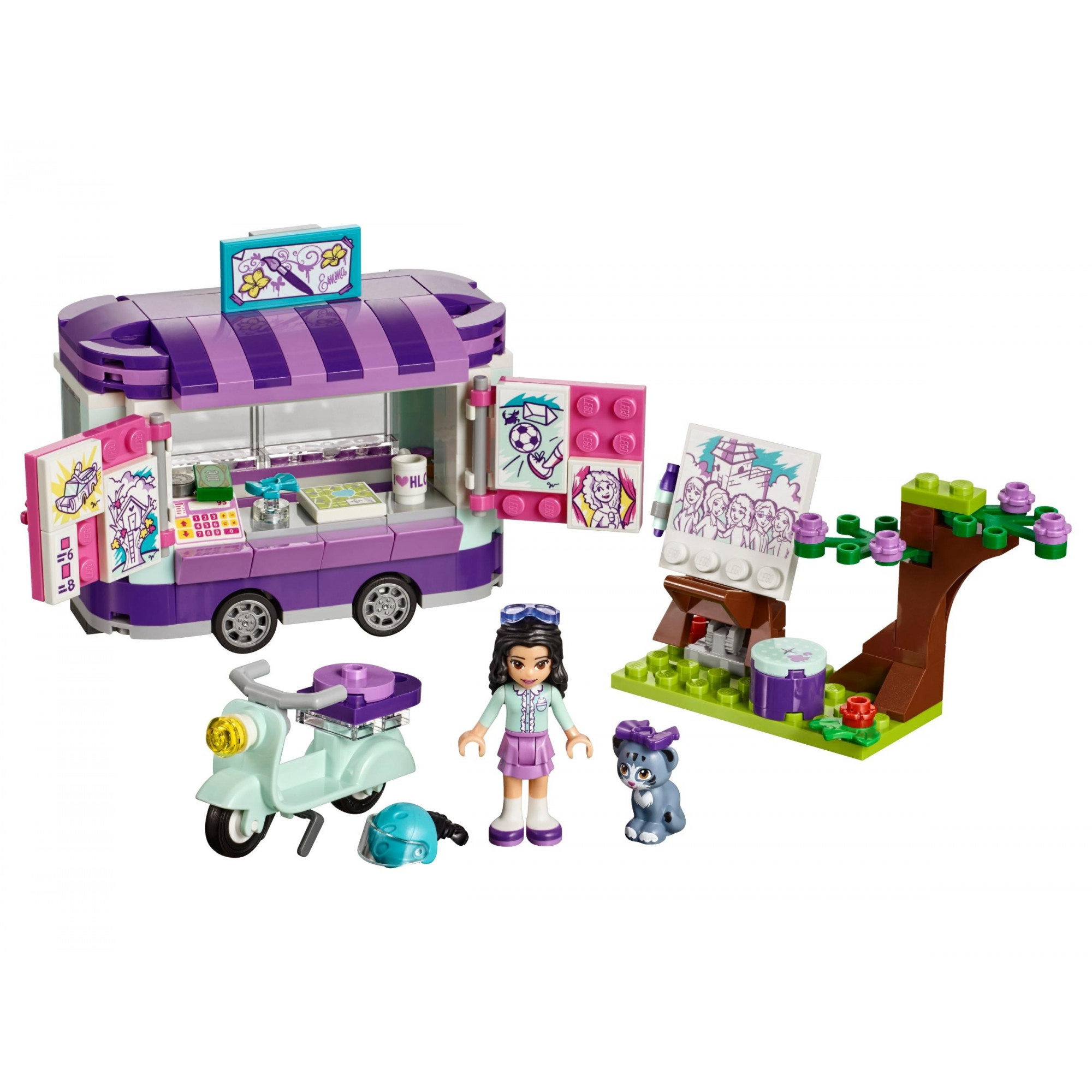 LEGO Friends Мольберт Эммы (41332) - зображення 1