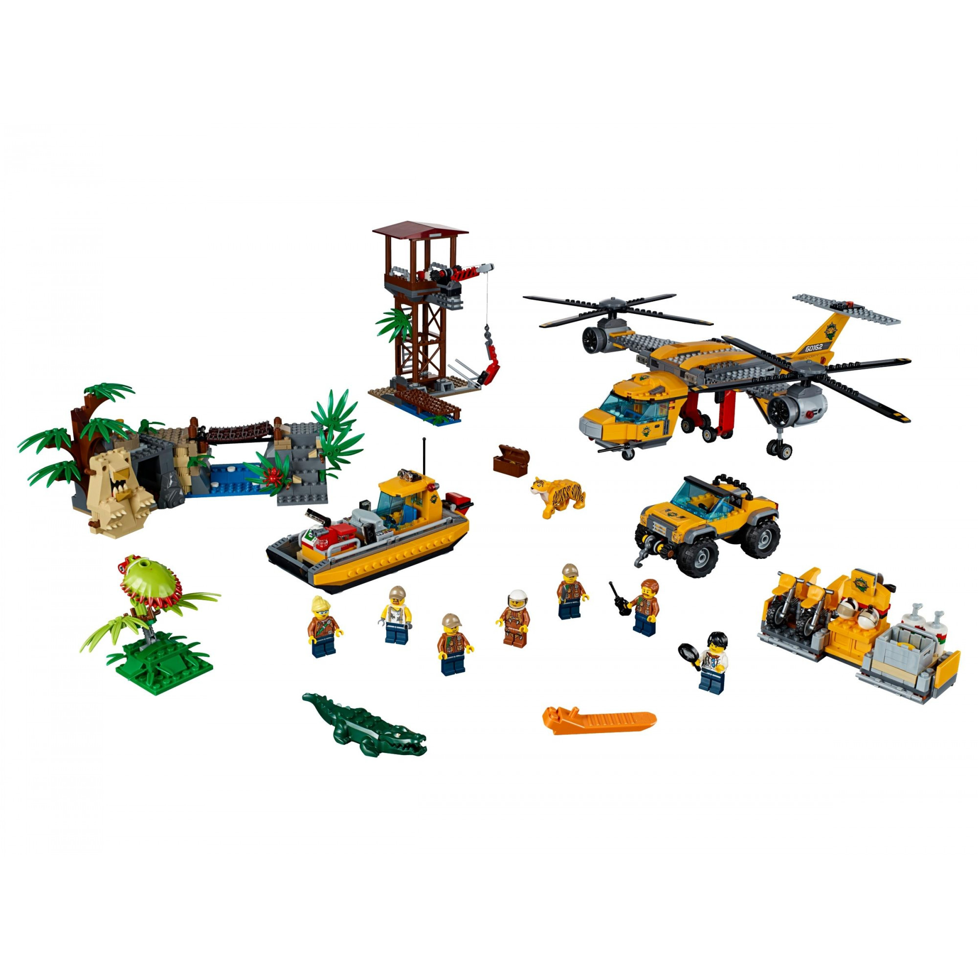 LEGO City Вертолёт для доставки грузов в джунгли (60162) - зображення 1