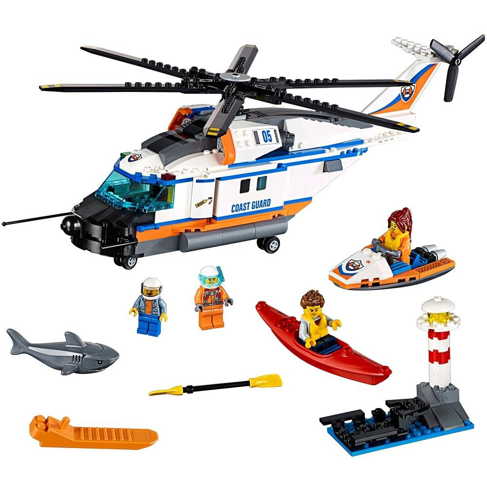 LEGO City Сверхмощный спасательный вертолет (60166) - зображення 1