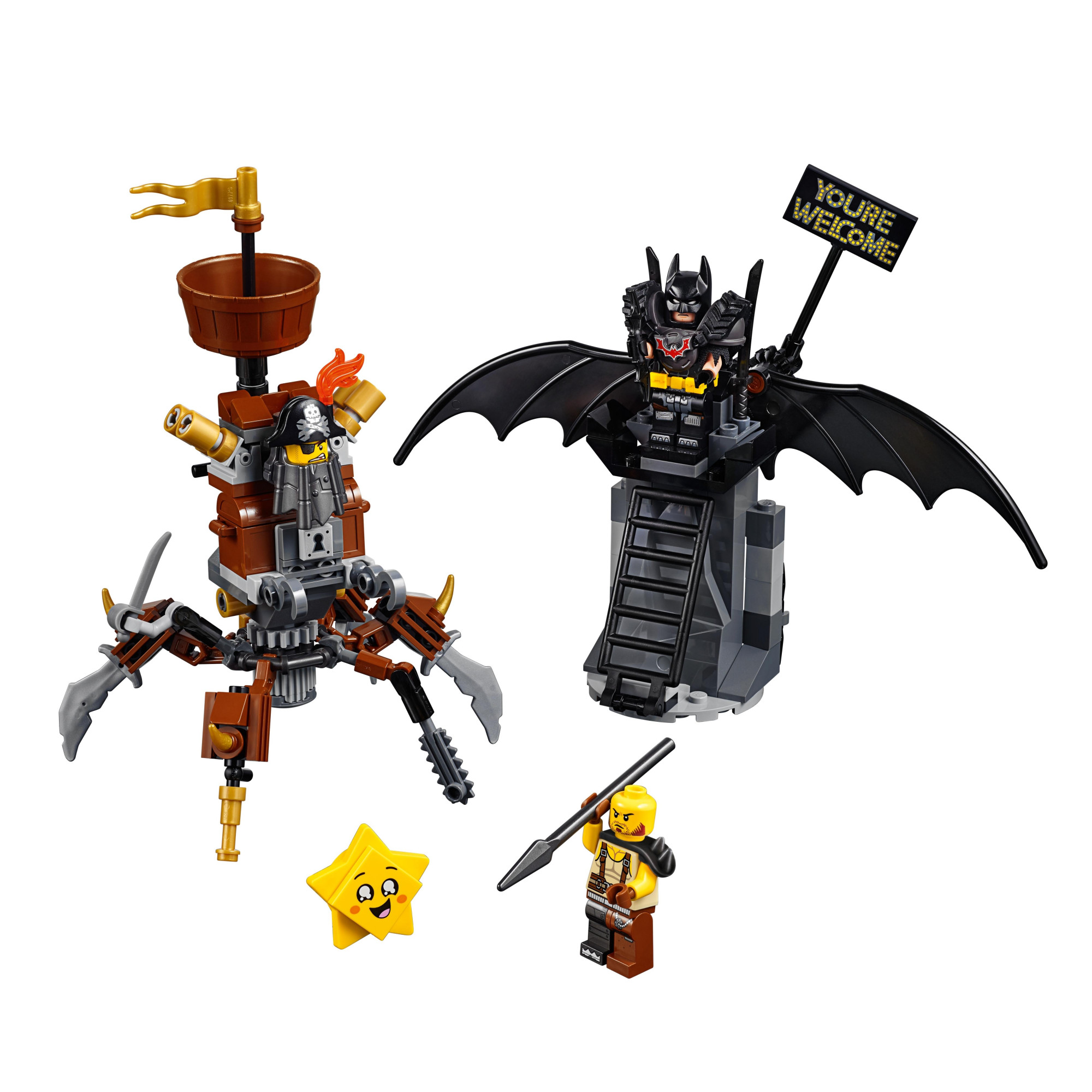 LEGO Movie 2 Боевой Бэтмен и Железная борода (70836) - зображення 1