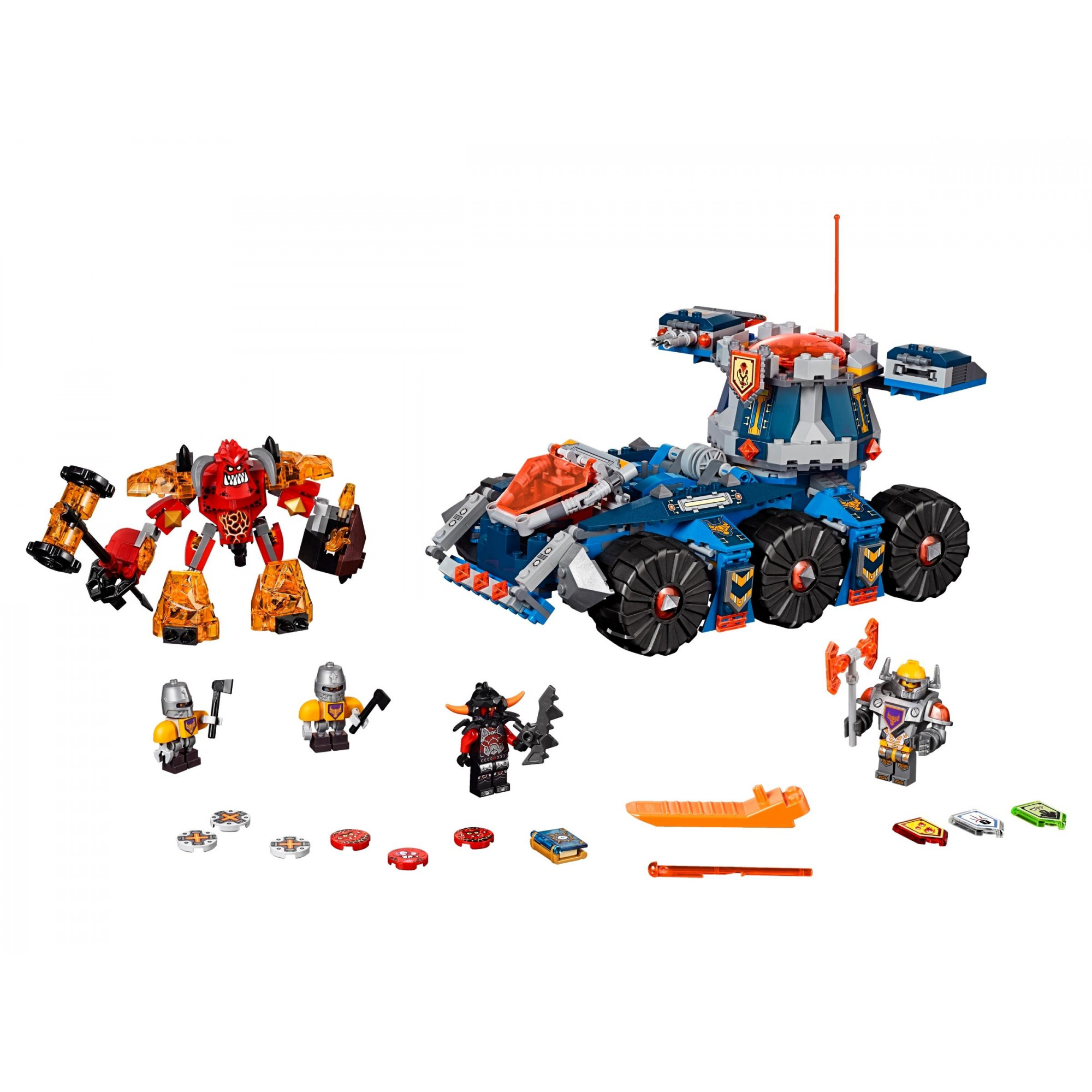 LEGO NEXO KNIGHTS Башенный тягач Акселя (70322) купить в интернет-магазине:  цены на блочный конструктор NEXO KNIGHTS Башенный тягач Акселя (70322) -  отзывы и обзоры, фото и характеристики. Сравнить предложения в Украине:  Киев,