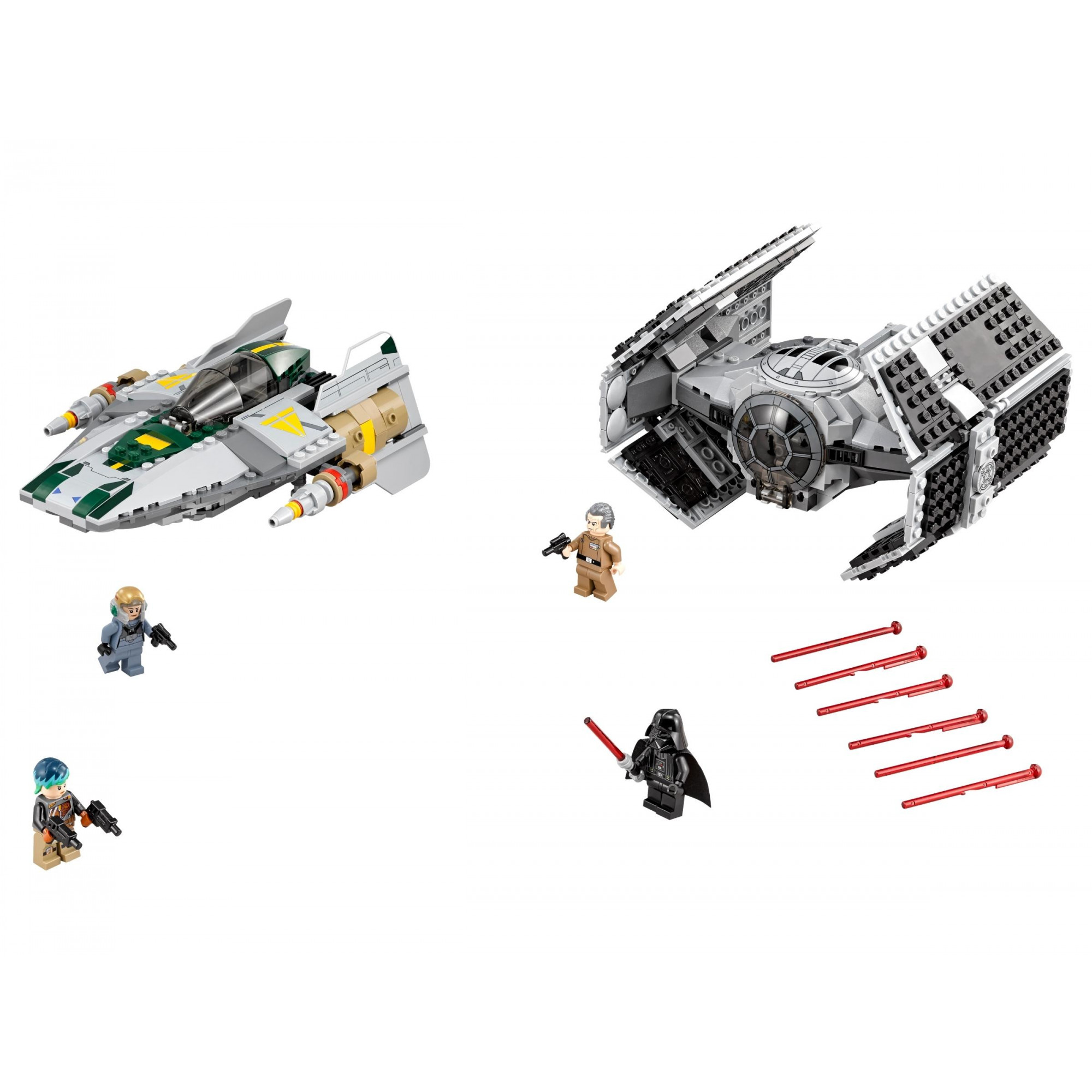 LEGO Star Wars Истребитель TIE Дарта Вейдера и истребитель A-Wing (75150) - зображення 1