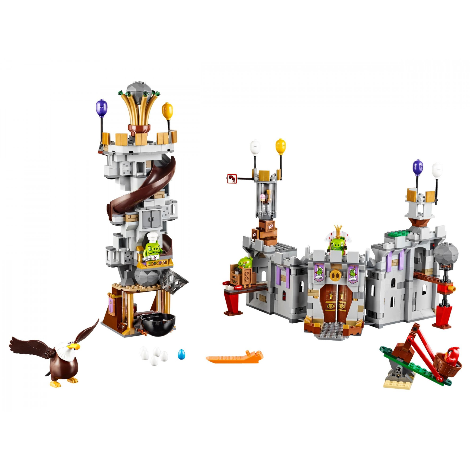 LEGO Angry Birds Замок короля свинок (75826) купить в интернет-магазине:  цены на блочный конструктор Angry Birds Замок короля свинок (75826) -  отзывы и обзоры, фото и характеристики. Сравнить предложения в Украине:  Киев,