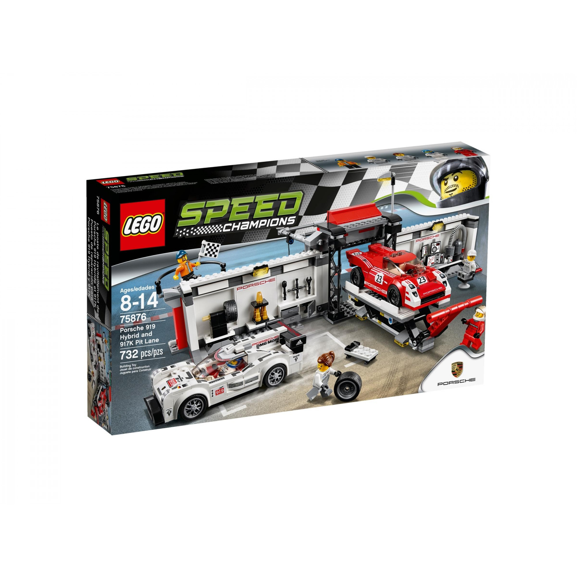 Lego porsche 919 hybrid sales and 917k pit lane