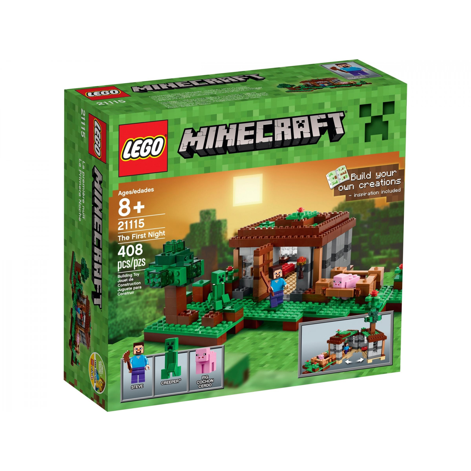 LEGO Minecraft Первая ночь (21115) купить в интернет-магазине: цены на  блочный конструктор Minecraft Первая ночь (21115) - отзывы и обзоры, фото и  характеристики. Сравнить предложения в Украине: Киев, Харьков, Одесса,  Днепр на