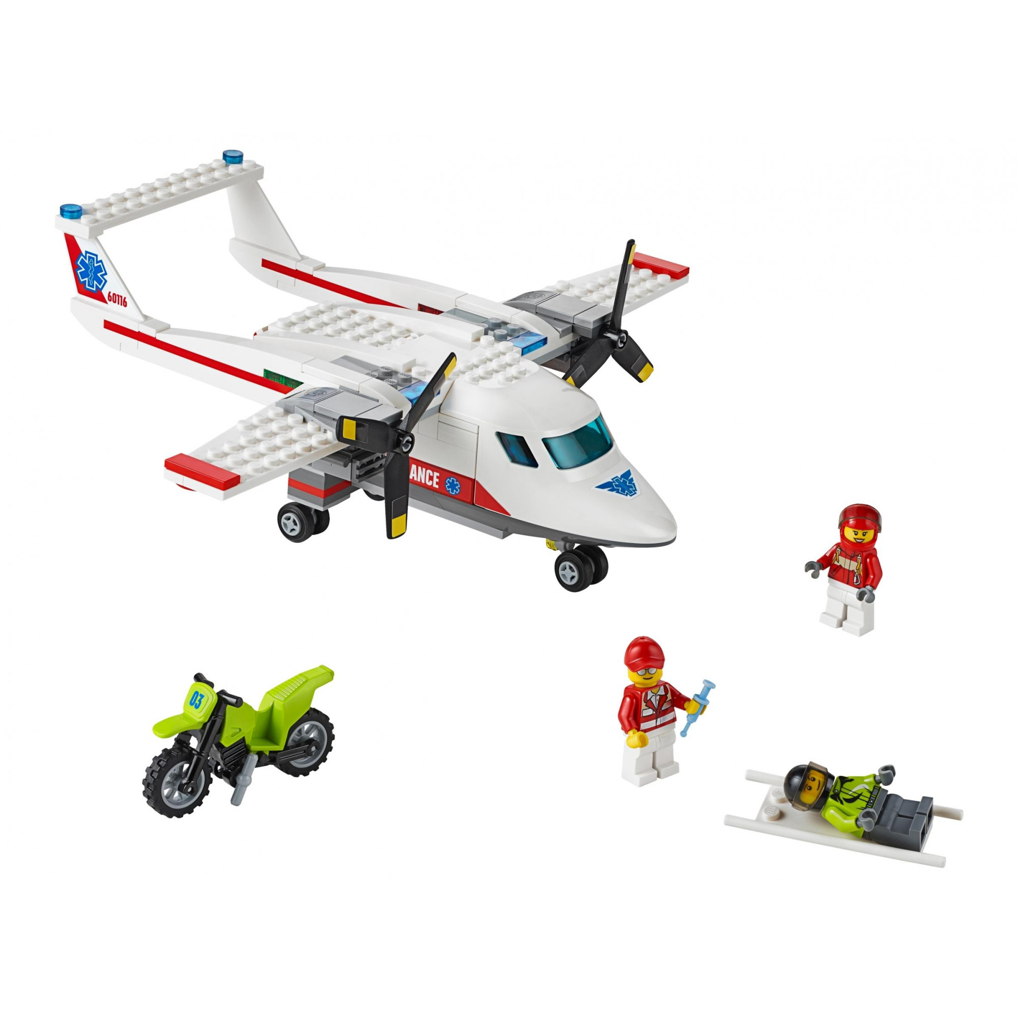 LEGO City Great Vehicles Самолет скорой помощи (60116) - зображення 1