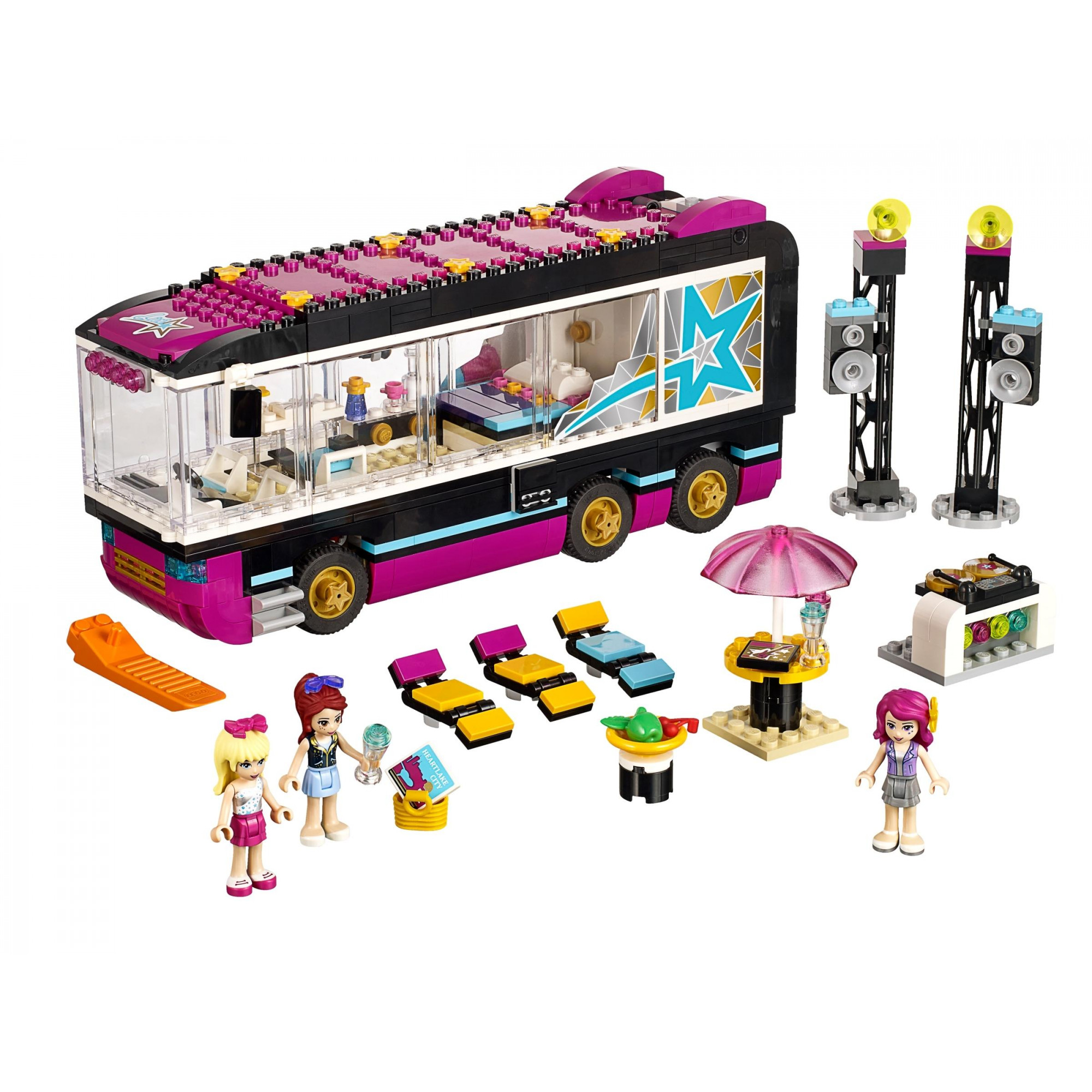 LEGO Friends Автобус Звезды (41106) купить в интернет-магазине: цены на  блочный конструктор Friends Автобус Звезды (41106) - отзывы и обзоры, фото  и характеристики. Сравнить предложения в Украине: Киев, Харьков, Одесса,  Днепр на