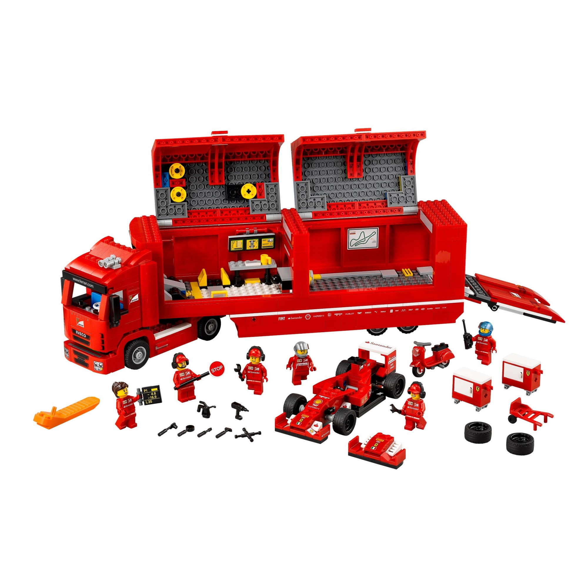 LEGO Speed Champions Феррари F14 и грузовик Скудерии Феррари (75913) - зображення 1