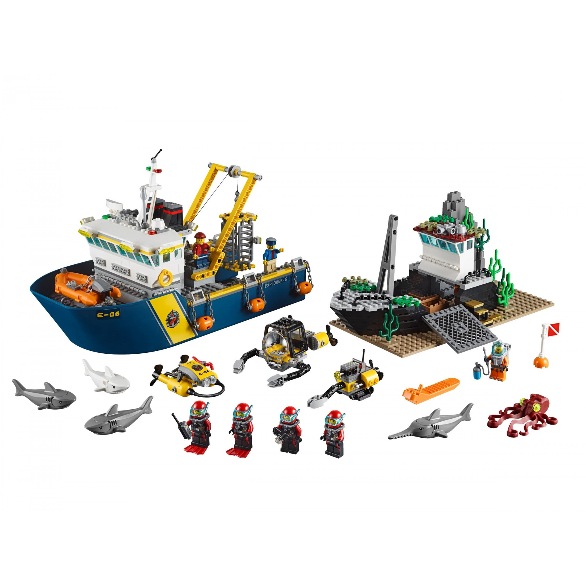 LEGO City Корабль исследователей морских глубин (60095) - зображення 1