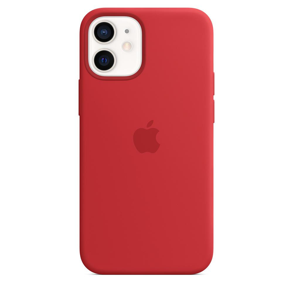Apple iPhone 12 mini Silicone Case with MagSafe - PRODUCT RED (MHKW3) - зображення 1