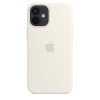 Apple iPhone 12 mini Silicone Case with MagSafe - White (MHKV3) - зображення 2