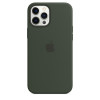 Apple iPhone 12 Pro Max Silicone Case with MagSafe - Cyprus Green (MHLC3) - зображення 2