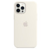 Apple iPhone 12 Pro Max Silicone Case with MagSafe - White (MHLE3) - зображення 2
