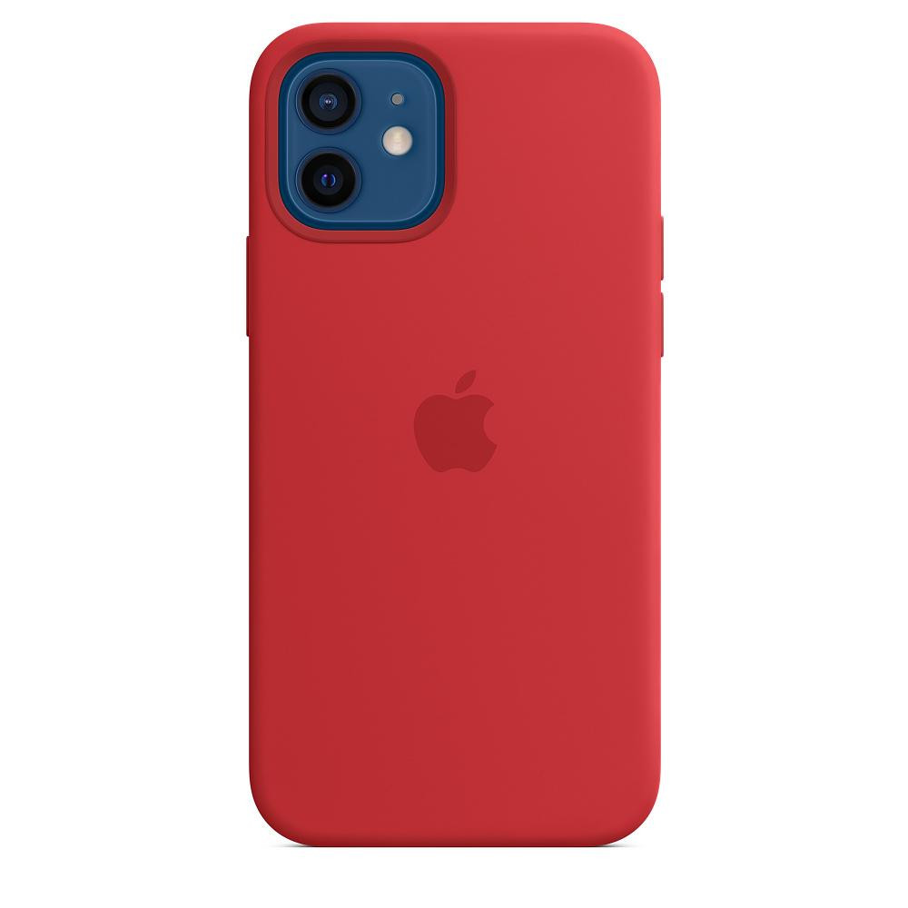 Apple iPhone 12/12 Pro Silicone Case with MagSafe - PRODUCT RED (MHL63) - зображення 1