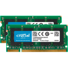 Crucial 4 GB (2x2GB) SO-DIMM DDR2 800 MHz (CT2KIT25664AC800)